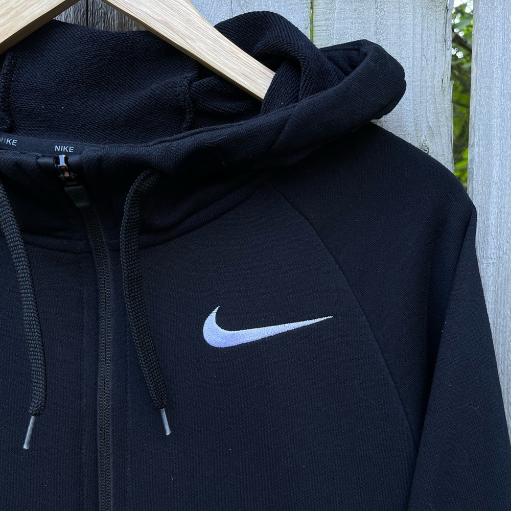 SOLD🔥NIKE Full-Zip Hoodie Large Embroidered Swoosh, Size S - Picture 5 of 7